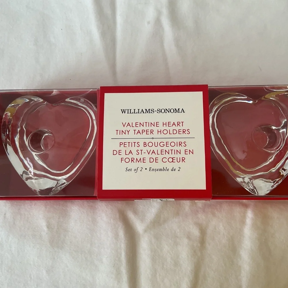 Williams-Sonoma Valentine Heart Tiny Taper Holder
